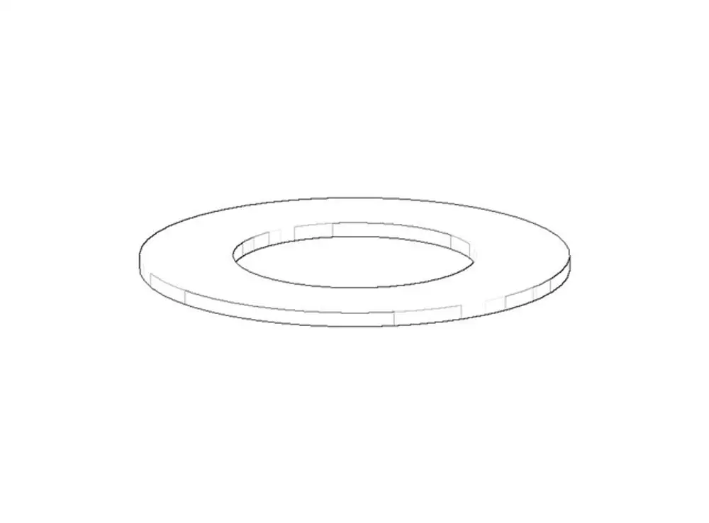 DORNBRACHT Dichtung NBR 70 ERSATZTEILE 091405022 60,0 x 34,0 x 2,0 mm, 09140502290 Galeriebild 1